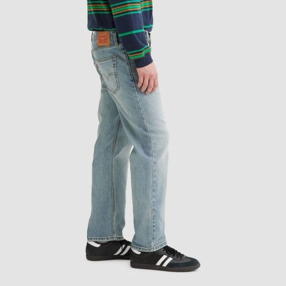 Levi's -  Men's 541 Mid Rise Athletic Fit Full Tapere Blue - Picture 2 of 3